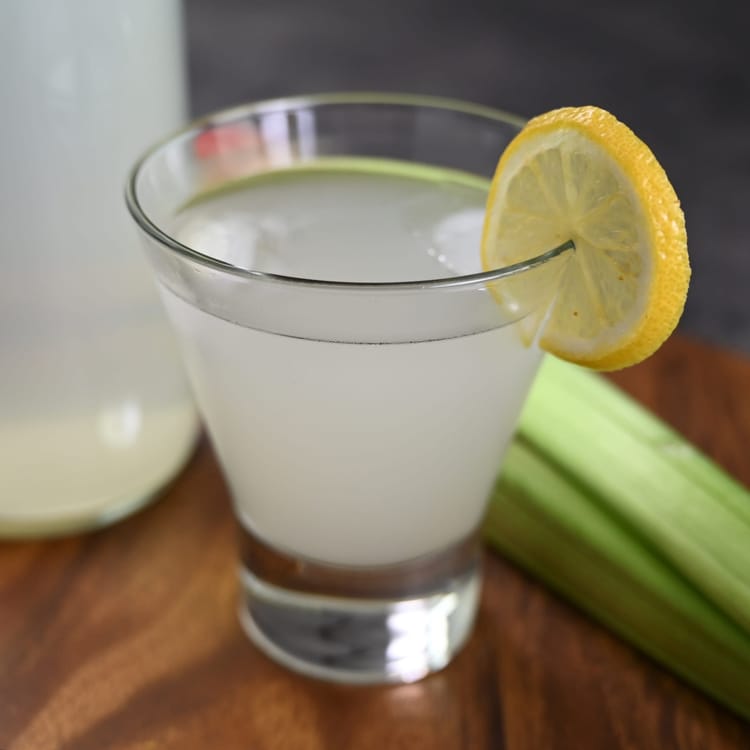 Rhubarb Champagne